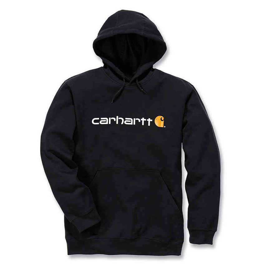 Carhartt - Signature Logo Hooded Sweatshirt - Biker Outfit