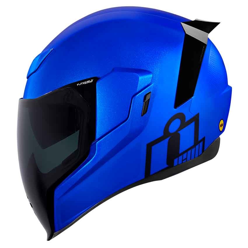 motorcycle blue helmet