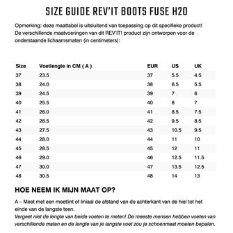 Rev'it Samples Boots Fuse H2O