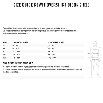 Rev'it Samples Overshirt Bison 2 H2O