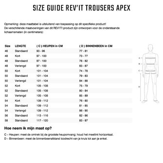 Rev'it Samples Trousers Apex