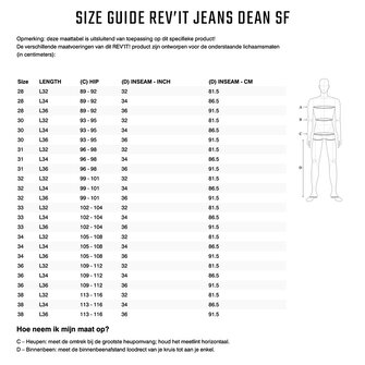 Rev'it Samples Jeans Dean SF