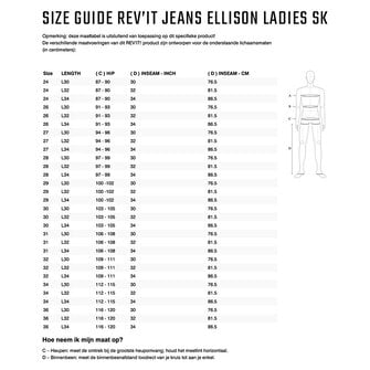 Rev'it Samples Jeans Ellison Ladies SK