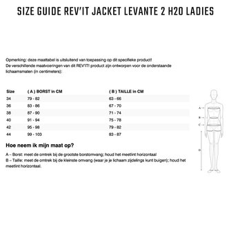 Rev'it Samples Jacket Levante 2 H2O Ladies