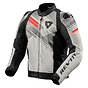 Light grey-neon red