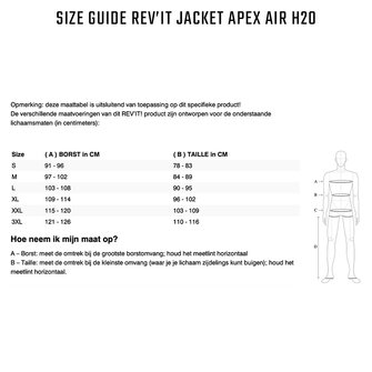 Rev'it Samples Jacket Apex Air H2O