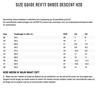 Rev'it Samples Shoes Descent H2O