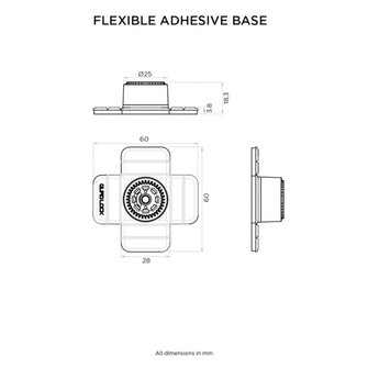 Quad Lock 360 Flexible Adhesive Base