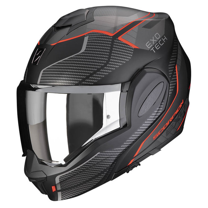 Scorpion EXO-Tech Evo Carbon Top, casco modulare 