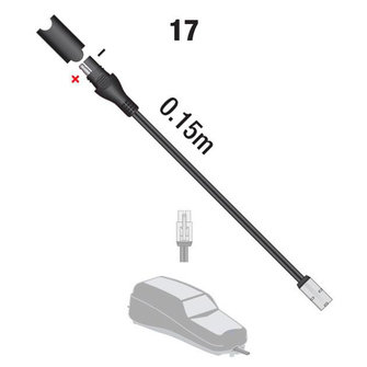 Tecmate O17 Adapter SAE-STD Connector