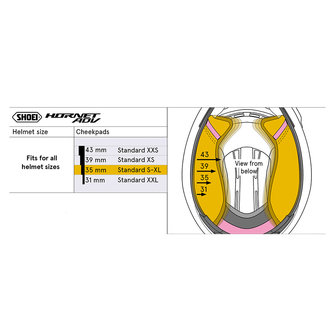 Shoei Hornet ADV Cheek Pads