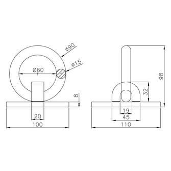 Luma Solido 300 Wall-Floor Anchor