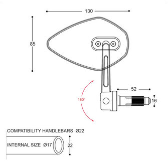 Barracuda Skin-X Bar End B-Lux