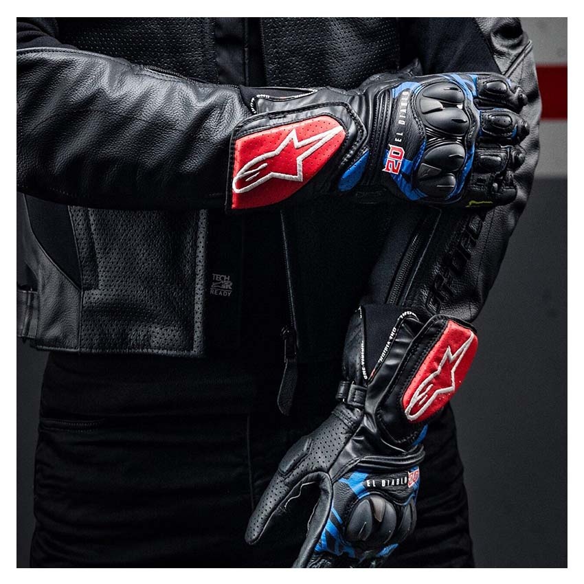 Alpinestars FQ20 SP8 V3 Monster motorcycle gloves Biker Outfit
