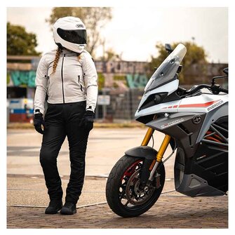 ECLIPSE BLACK WOMEN MOTORCYCLE LEATHER PANTS