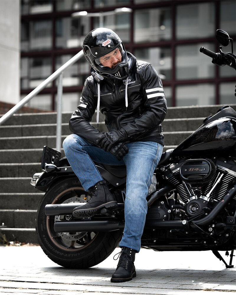 Ixon HAWK Pant Leather Motorcycle Pants Black For Sale Online 