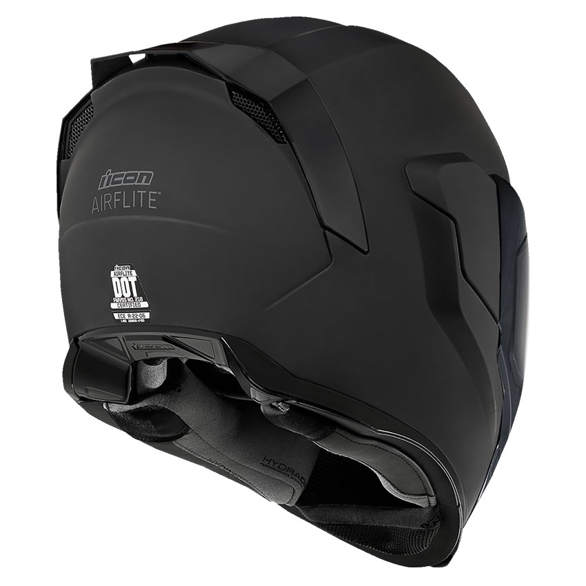 Icon - Airflite Dark motorhelm - Biker Outfit