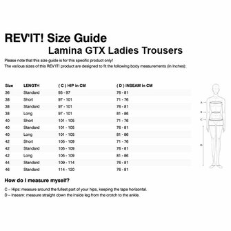 Rev'it Lamina GTX Ladies Trousers