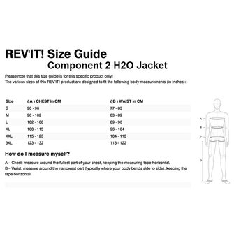 Rev'it Component 2 H2O