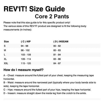 Rev'it Samples Pants Core 2