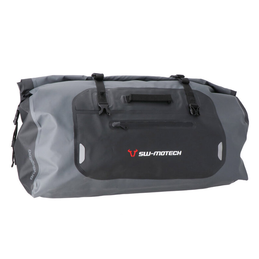 SW-MOTECH Drybag 600 – Borsa Da Coda Impermeabile Per Moto, 60 Litri, Telone Saldato, Giallo Fluorescente, Con Cinghie E Tracolla