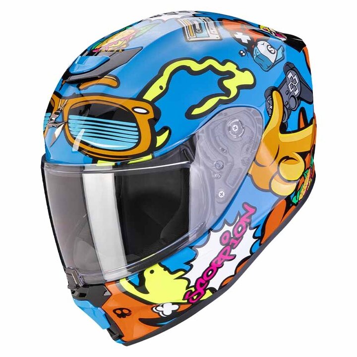 Scorpion EXO-JNR Fun Blue/Orange