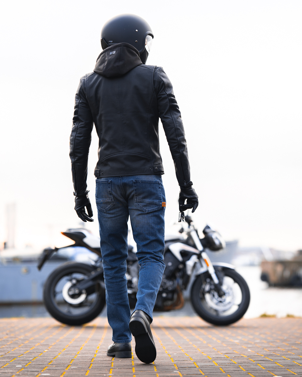 Richa Toulon 2 Leather Jacket - Black/Red