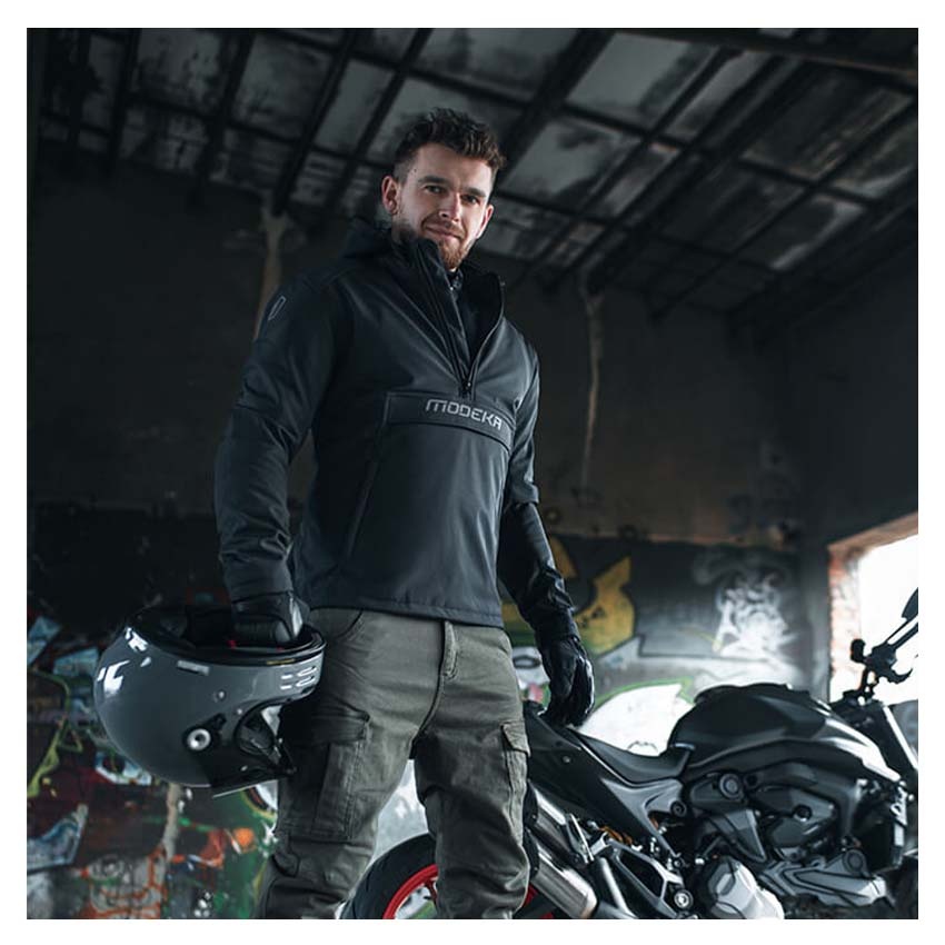 Modeka - Braker softshell motorcycle jacket - Biker Outfit