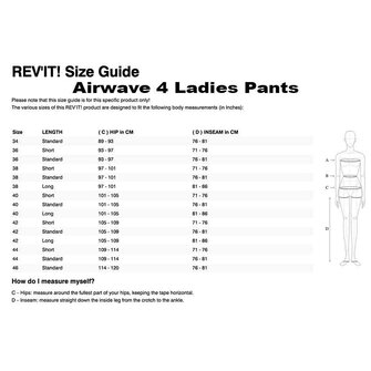 Rev'it Airwave 4 Ladies Trousers
