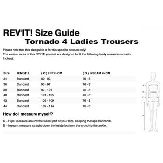 Rev'it Tornado 4 H2O Ladies Trousers