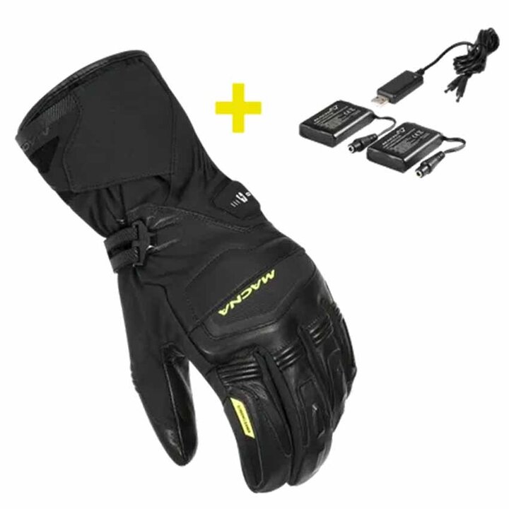 Macna Azra RTX Heated Gloves Kit (inclusief accu) Black