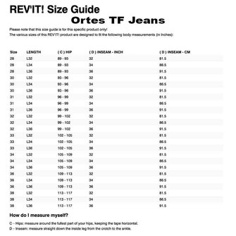 Rev'it Samples Jeans Ortes TF