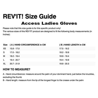 Rev'it Samples Gloves Access Ladies