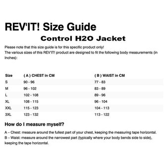 Rev'it Samples Jacket Control H2O
