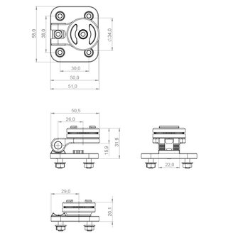 SP Connect SP GPS Cradle Mount