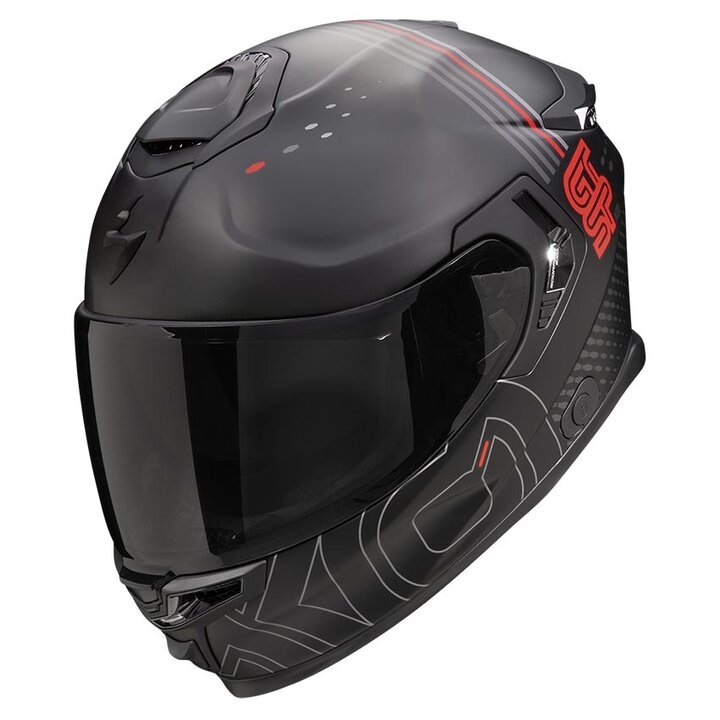 Scorpion EXO-GT SP AIR Techlane Matt Black/Grey/Red