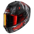 Matt black-red-anthracite