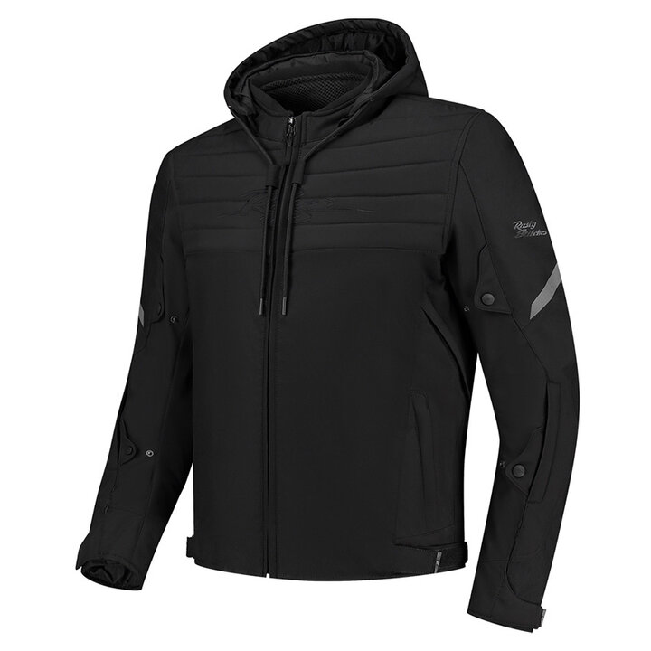 Rusty Stitches Liam Jacket Black/Grey/Red 149