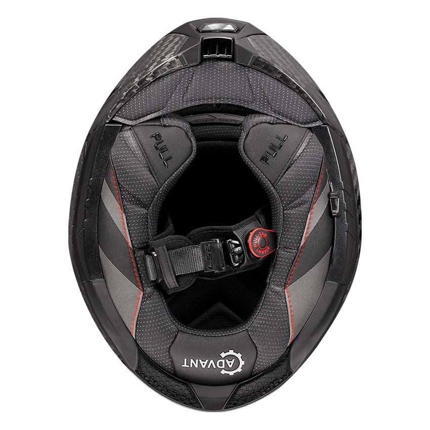 LS2 - Advant X Carbon helmet with intercom 4X - Biker Outfit