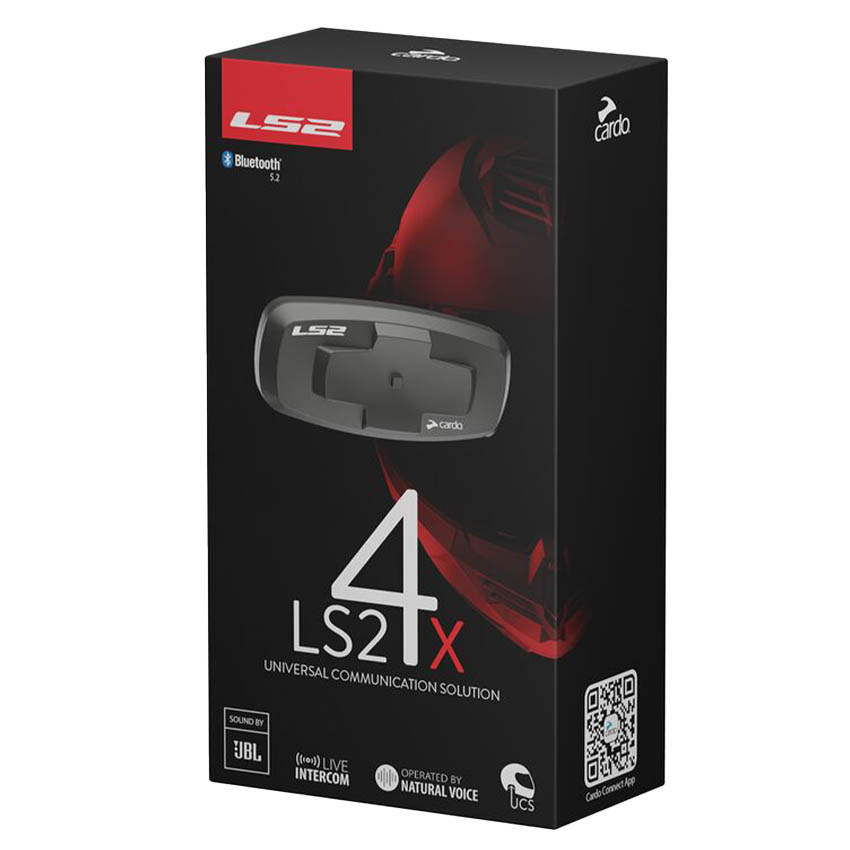 LS2 - Advant X Carbon helmet with intercom 4X - Biker Outfit