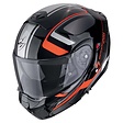 Metallic black-red