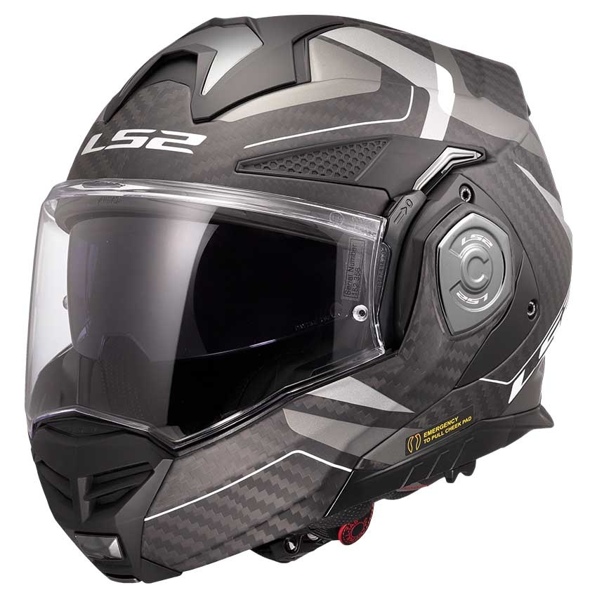LS2 - FF901 Advant X Carbon Horizon motorhelm - Biker Outfit
