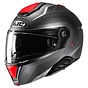 Black-grey-red