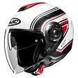 HJC i40N Linia White/Red 213