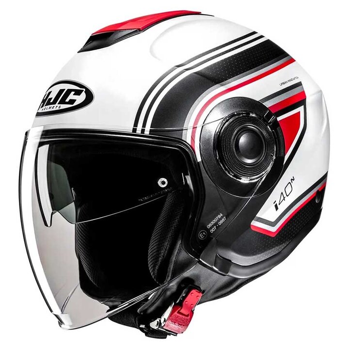 HJC i40N Linia White/Red 213