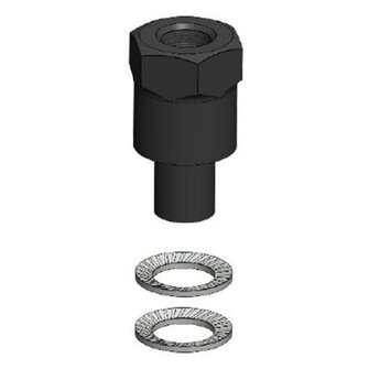 Quad Lock Mirror Stem Mount Adapter Kit M8/M10