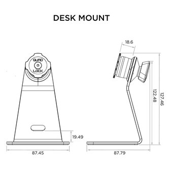 Quad Lock Desk Mount