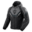 REV'IT Quantum 3 H2O Jacket Black/Light Grey