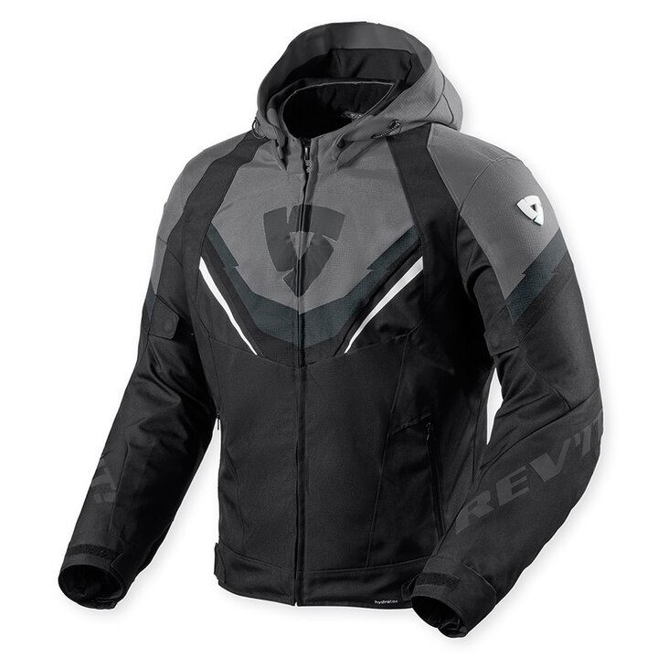 REV'IT Quantum 3 H2O Jacket Black/Light Grey