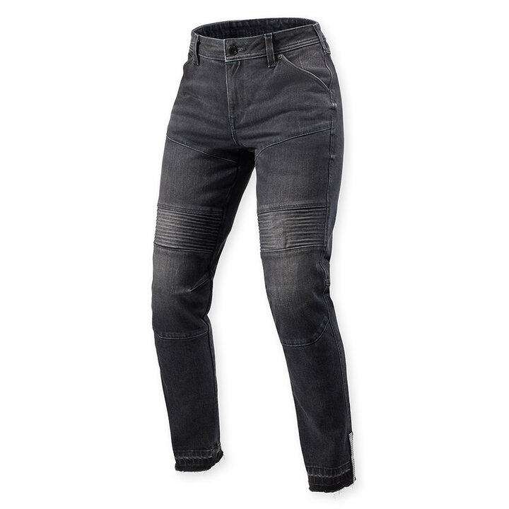 REV'IT Moto 2 Slim Ladies Jeans Dark Black Stone